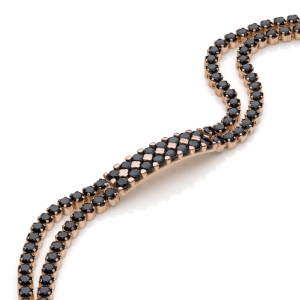 Bracciale in Argento con zirconi